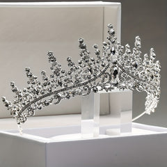 Baroque Classic Crystal Headband Crown Bridal Wedding Accessories