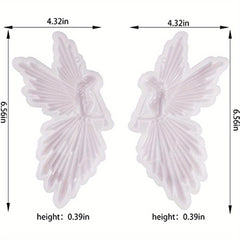 2PCS Set Angel Jewelry Pendant Mold Resin Casting Molds DIY Craft Cake Topper