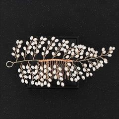 Bridal Vine Pearl Hair Accessories Wedding Headband