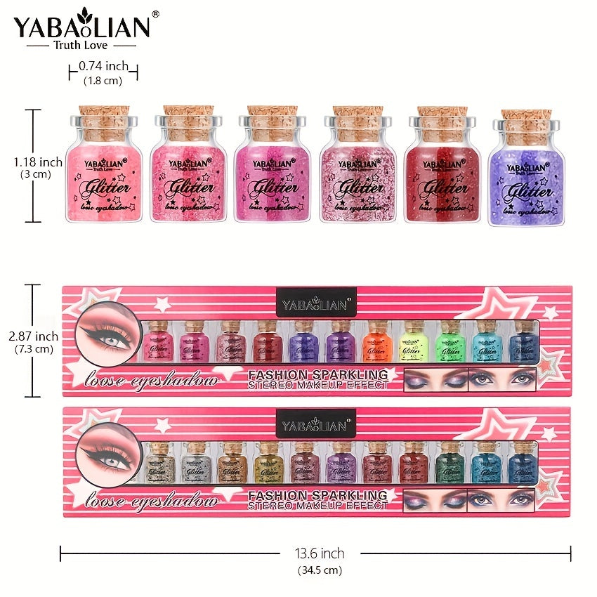 Mermaid Glitter Eyeshadow Body Glitter Face Hair Glitter