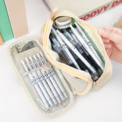 Large Capacity Stationery Bag Pencil Case for Office School Girls