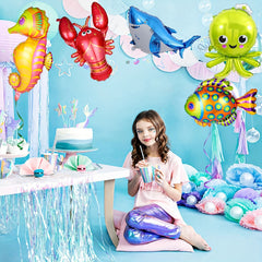 Ocean Themed Aluminum Film Balloon for Party Decoration