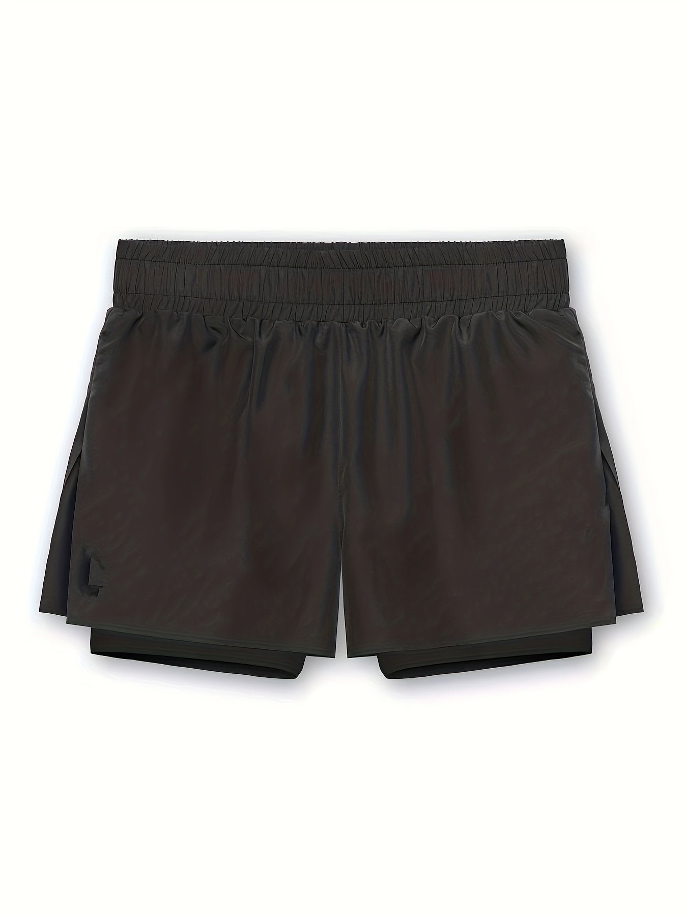 Men's High Stretch Sports Shorts with Zipper Pocket