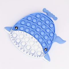 Whale Bubble Press Puzzle Toy Fidget Toy Push Bubble Toy Party Game Decoration G