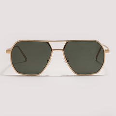 Men's Retro Sunglasses Black Frame UV400