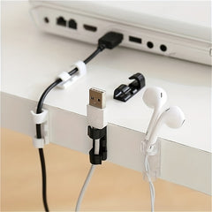 20pcs Cable Clips Self Adhesive Nail Wire Organizer Wall Sticker