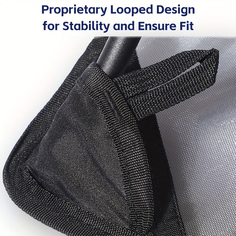 Portable Sand Cover Prevents Camping Chairs from Sinking