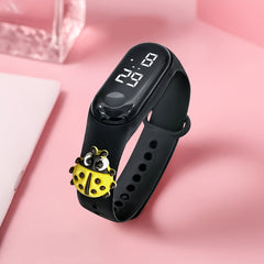 Boys Beetle Decor LED Screen Electronic Watch