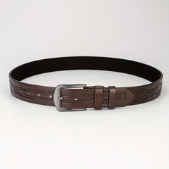 Men's Retro Buckle Belt for Pants Jeans