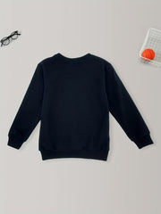 Spider And Web Print Boys Sweatshirt Long Sleeve Crew Neck Tops