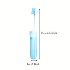 10pcs Disposable Travel Toothbrush Foldable Manual Portable
