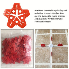50pcs 12.7cm Tile Spacer Plastic Ceramic Gap Locator Cross Reusable Tool