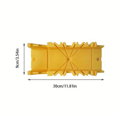 Wood Cutting Miter Saw Box 22.5 45 90 Degree Yellow