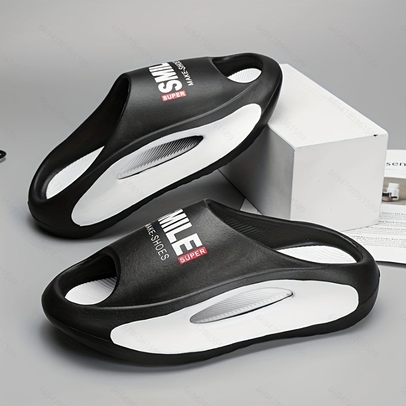 Men's Sport Slides Non Slip Slippers Open Toe Shoes