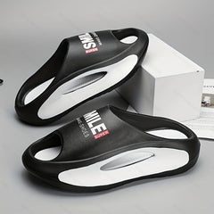 Men's Sport Slides Non Slip Slippers Open Toe Shoes