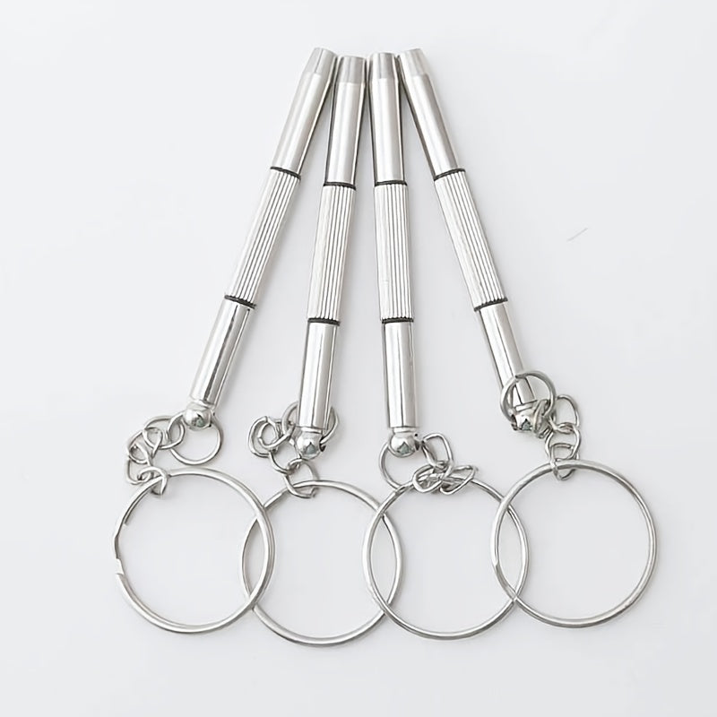 Portable Screwdriver Keychain for Glasses Repair