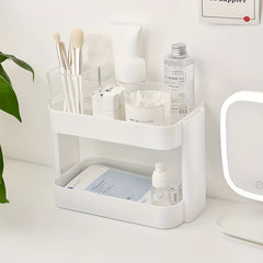 Double Layer Makeup Organizer Cosmetic Storage Rack