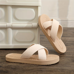Women's Cross Strap Wedge Sandals Slip On Platform Shoes