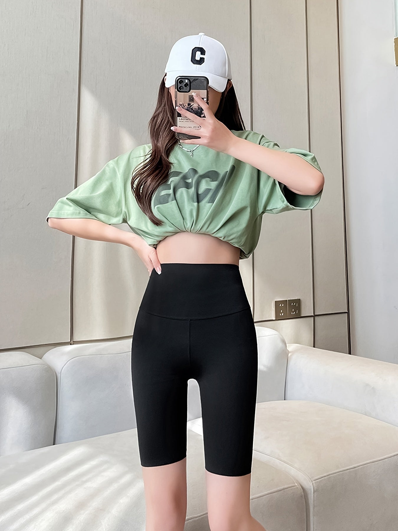Seamless High Waist Yoga Shorts