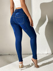 Women's High Rise Skinny Jeans Stretch Casual Pants
