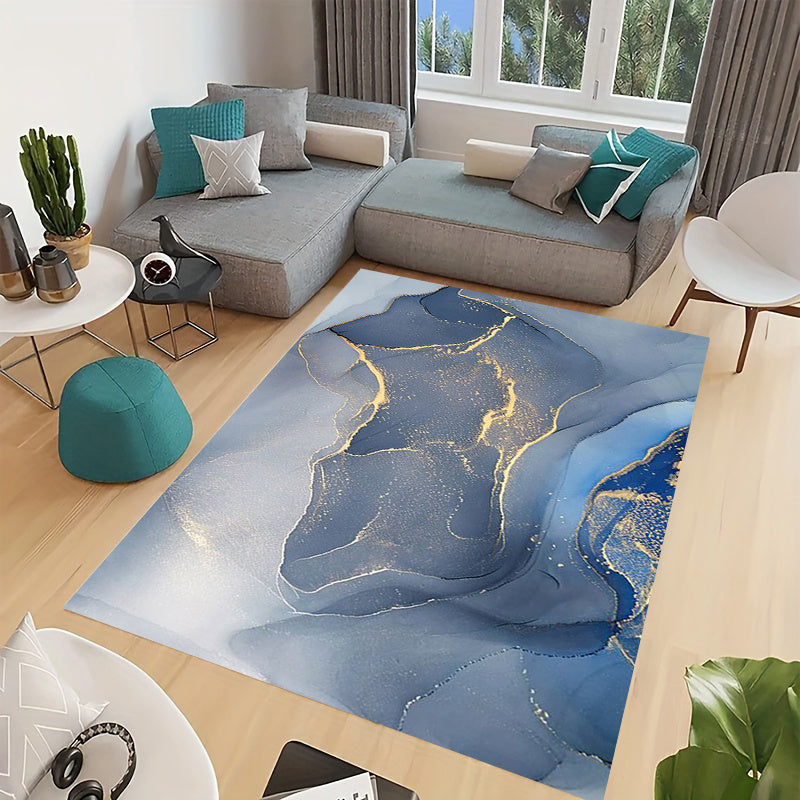 Modern Retro Area Rugs Abstract Living Room Floor Carpet Anti Slip Waterproof