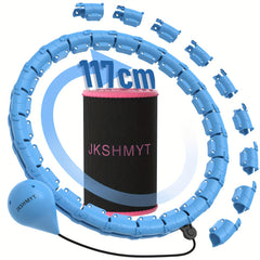JKSHMYT Weighted Hoop for Weight Loss 46 Inch with Waist Trainer for Women