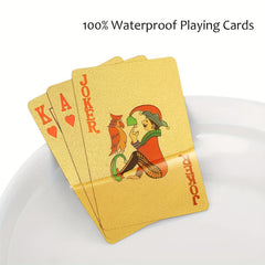2 Decks Waterproof Poker Cards for Family Gathering