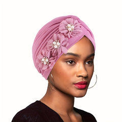 Pleated Turban Cap Chemo Hats for Women