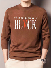 Men's Casual Knitted Sweater Warm Crew Neck Pullover