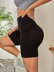 High Waist Yoga Fitness Shorts Women Tummy Control Workout Gym Shorts