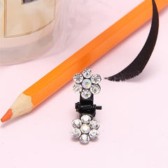 12pcs Glitter Rhinestone Mini Claw Clips Hairpin Hair Accessories