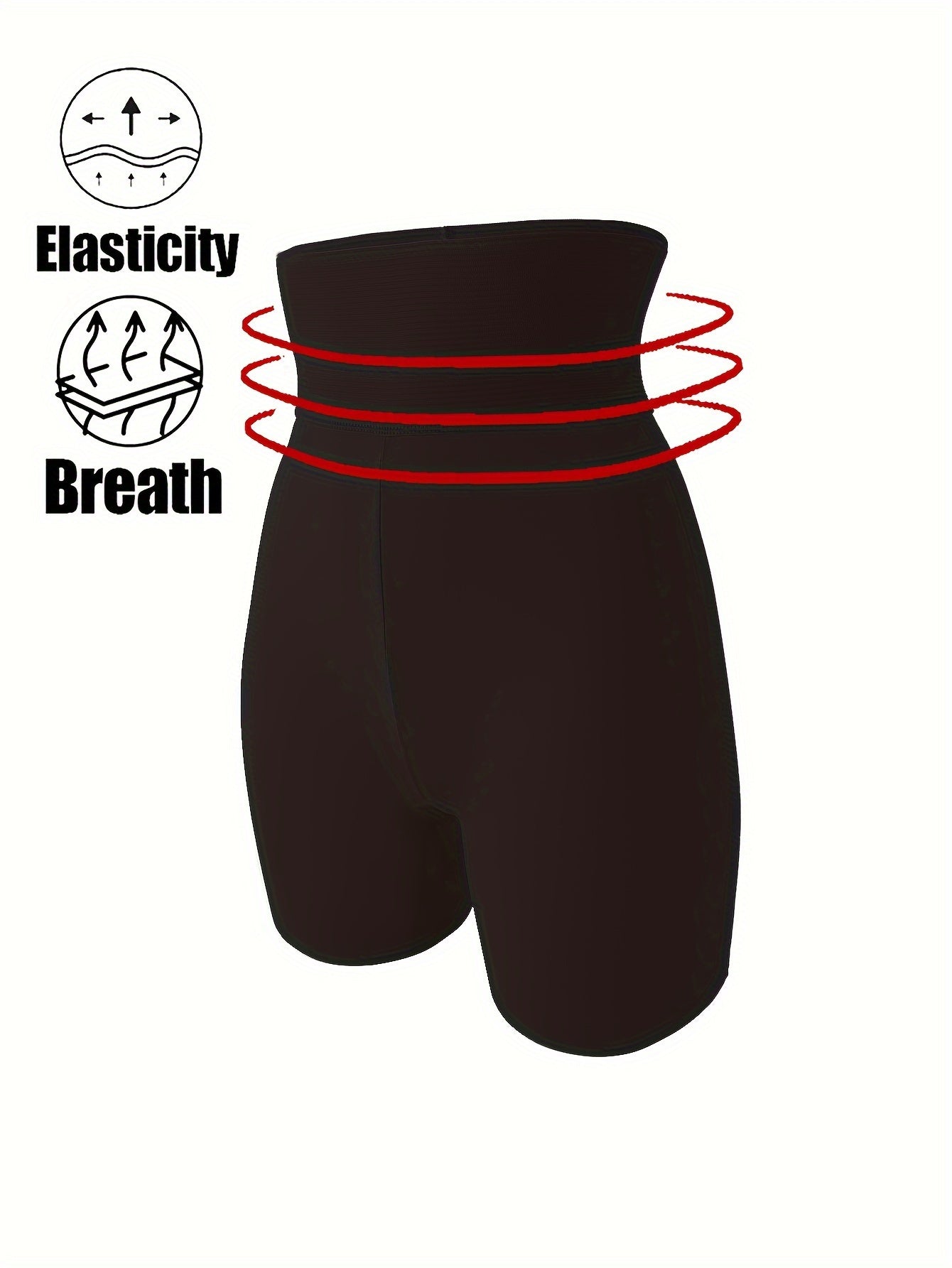 Solid Shaping Shorts Tummy Control Compression Slimming Underwear