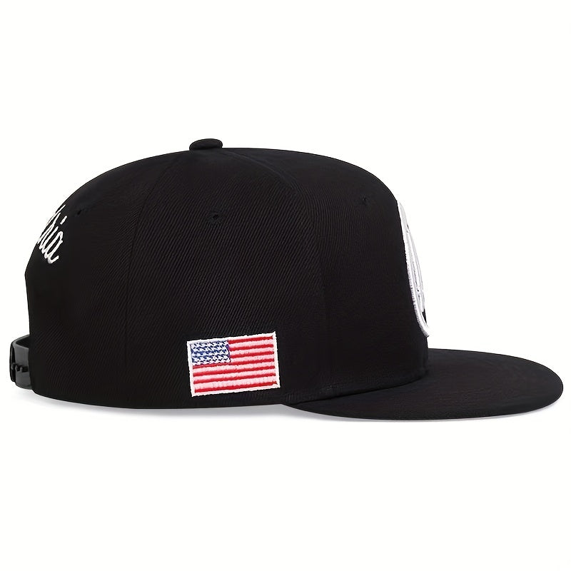 Anime Embroidery Snapback Hat Hip Hop Sunscreen Baseball Cap