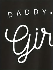 DADDY'S GIRL Round Neck Sweatshirt for Kids