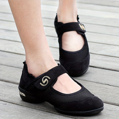 Women's Dance Shoes Rubber Soles Wear Resistant Anti Slip Training Shoes