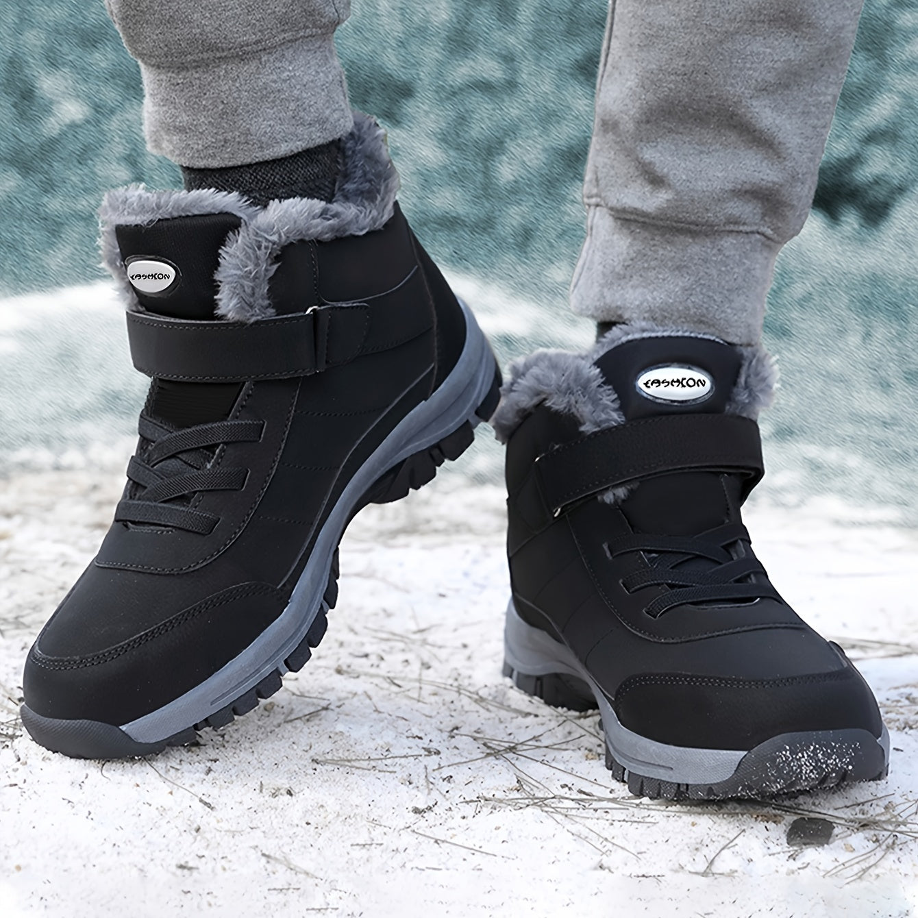 Women's Winter Plus Velvet Snow Boots Warm Comfortable Non-slip Hiking Boots