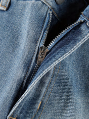 Men's Slim Fit Ripped Jeans - Street Style Distressed Denim Pants