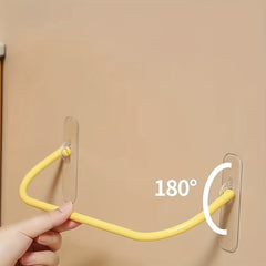 Foldable Bathroom Slippers Rack Wall Hanging Shoe Storage Rack