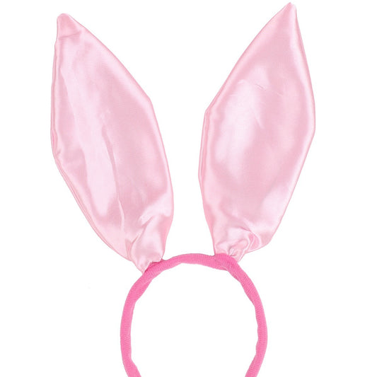 Satin Bunny Ears Headband for Cosplay Party Costume