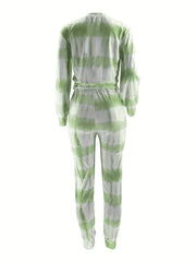 Tie Dye Long Sleeve Top & Joggers Set