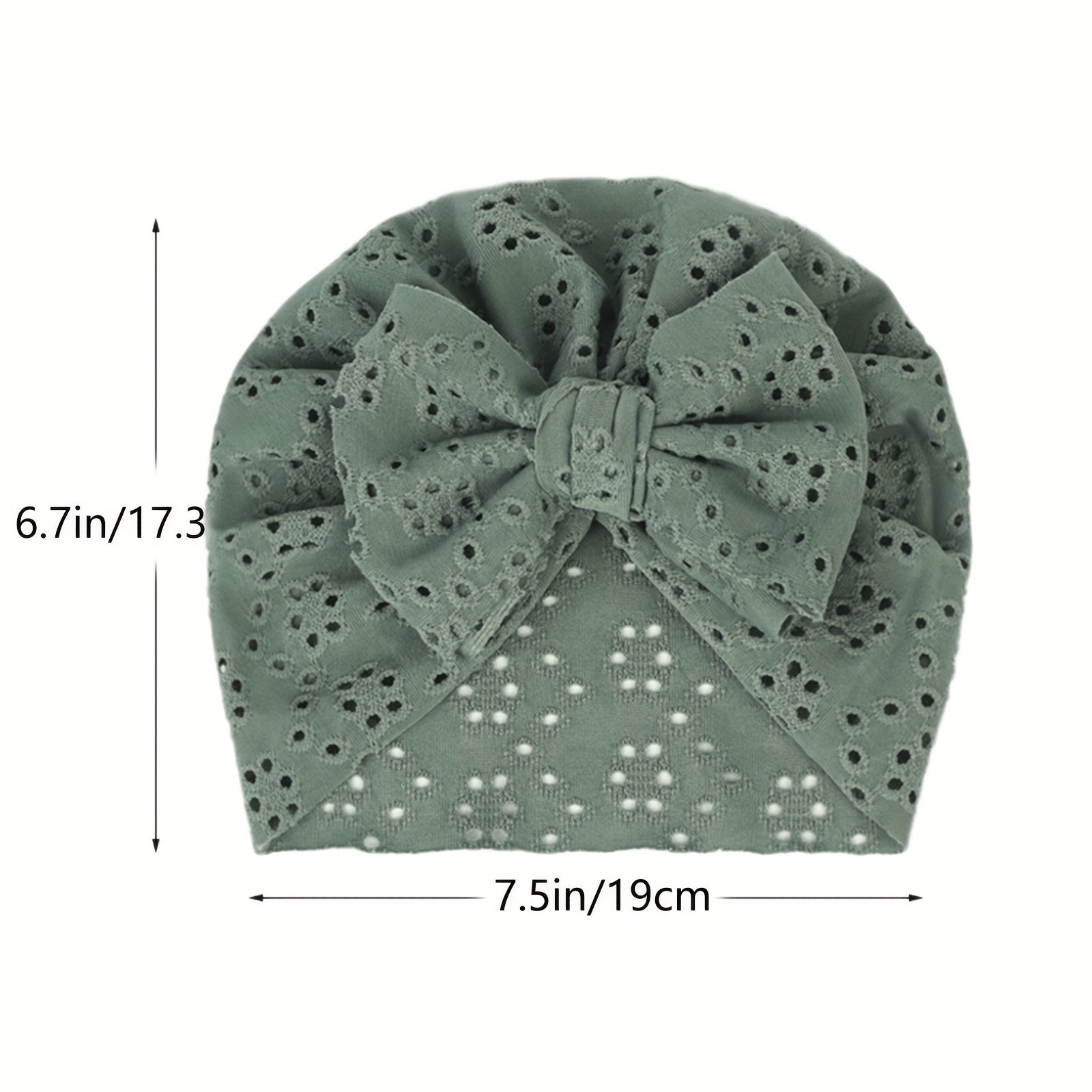 Infant Baby Hat Summer Hollow Out Hat With Bow