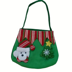 Christmas Candy Wrapping Bag Gift Packaging Elf Deer Snowman Party Decor