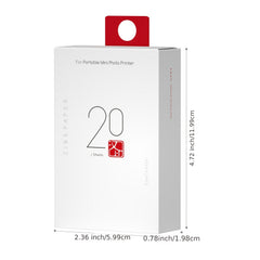 MT53 Printer Photo Paper Adhesive Backing 20-50 Sheets