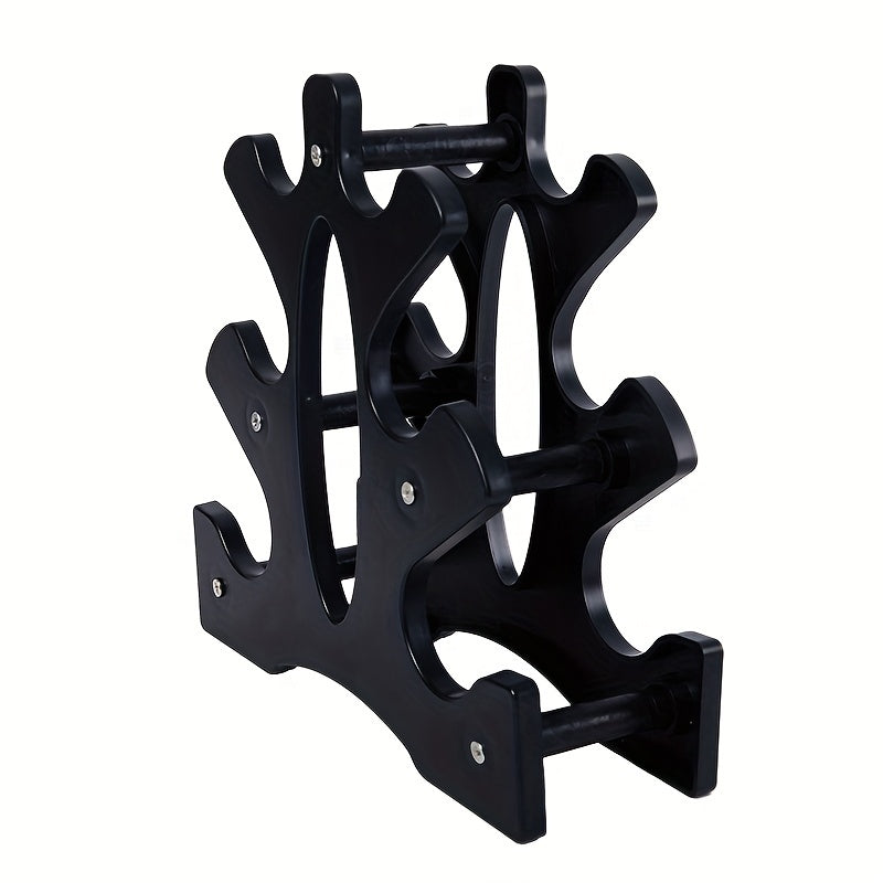 A-Shaped Dumbbell Rack Holds 6 Dumbbells on Both Sides