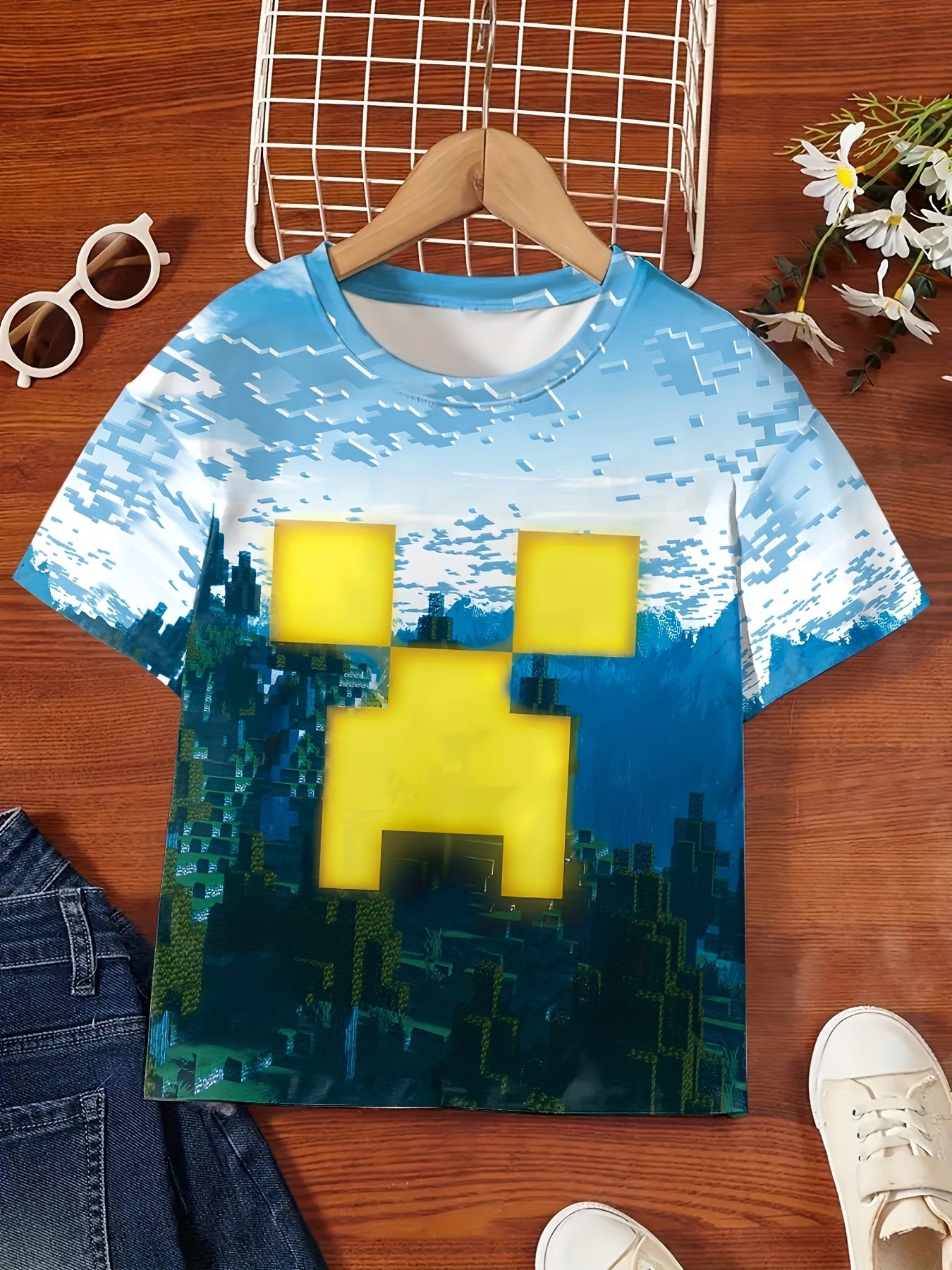 3D Print Short Sleeve T shirt for Kids - Summer Clothes Gift