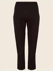 Solid Ruched Pants Casual Cropped Versatile Pants