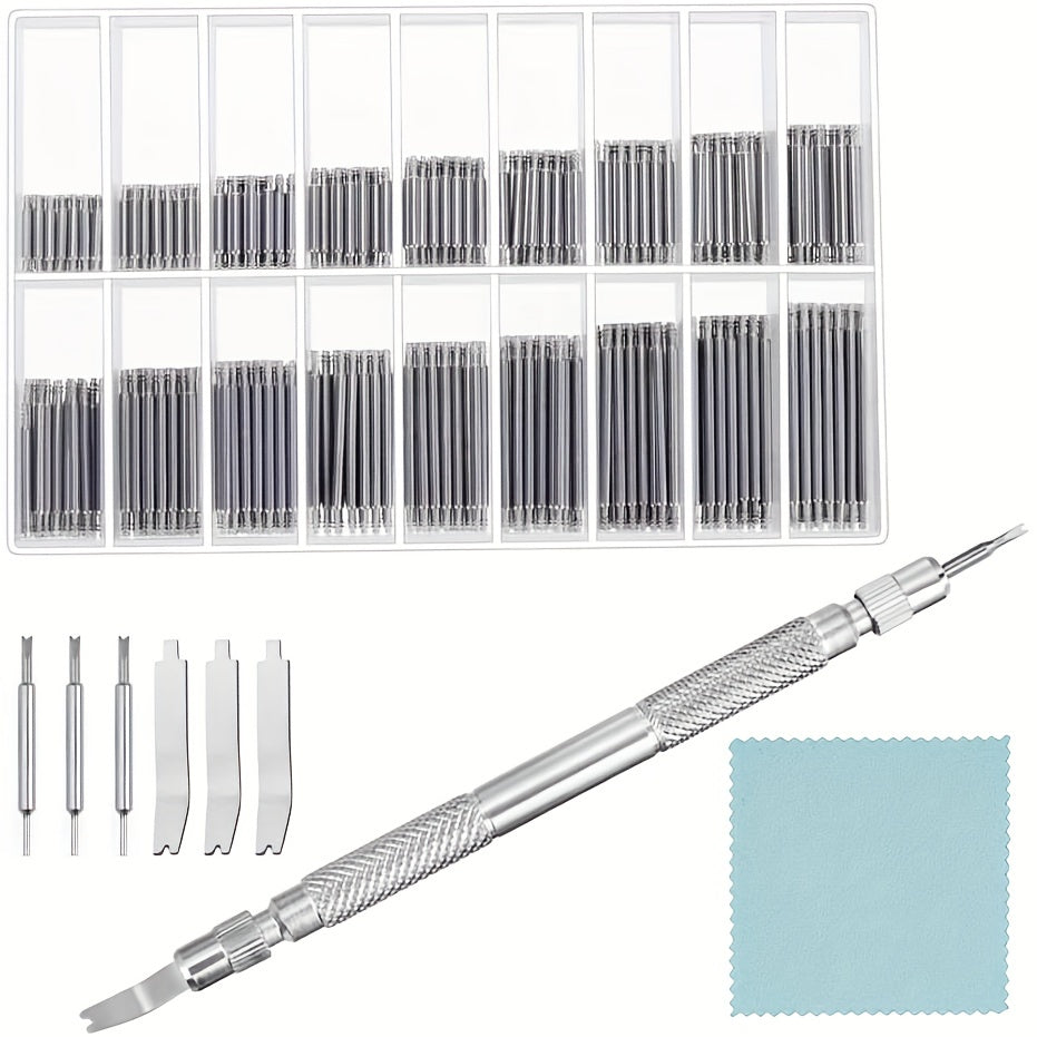 Watch Repair Tool Set Watch Band Tool & 360 Pcs Link Pins