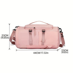 Large Capacity Travel Duffle Backpack with Shoes Compartment