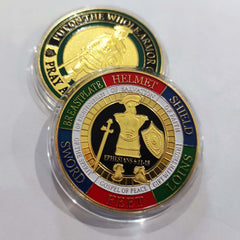 Armored Of God Collection Full Body Armor Challenge Coin