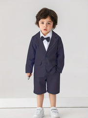 Baby Boys Gentleman 2pcs Set Bow Shirt & Pants